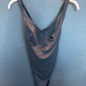 Black one piece baithing suit